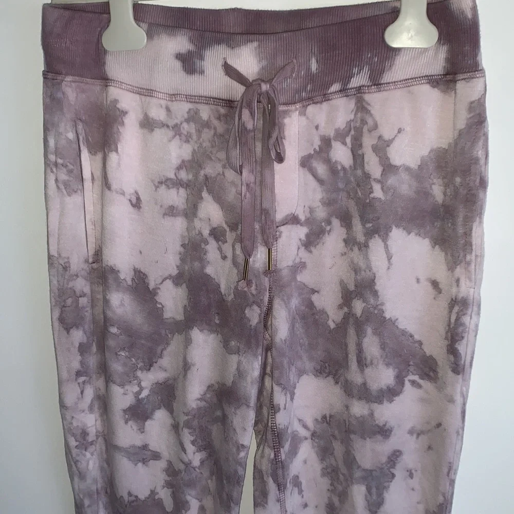 Young Fabulous and Broke | Lavender Comfy Lounge Tie Dye Joggers - Picture 2 of 8